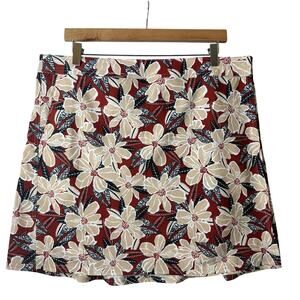 RipSkirt Hawaii Wrap Skirt Sz XL 16-18 Length 2 Floral Print Swim Cover Up